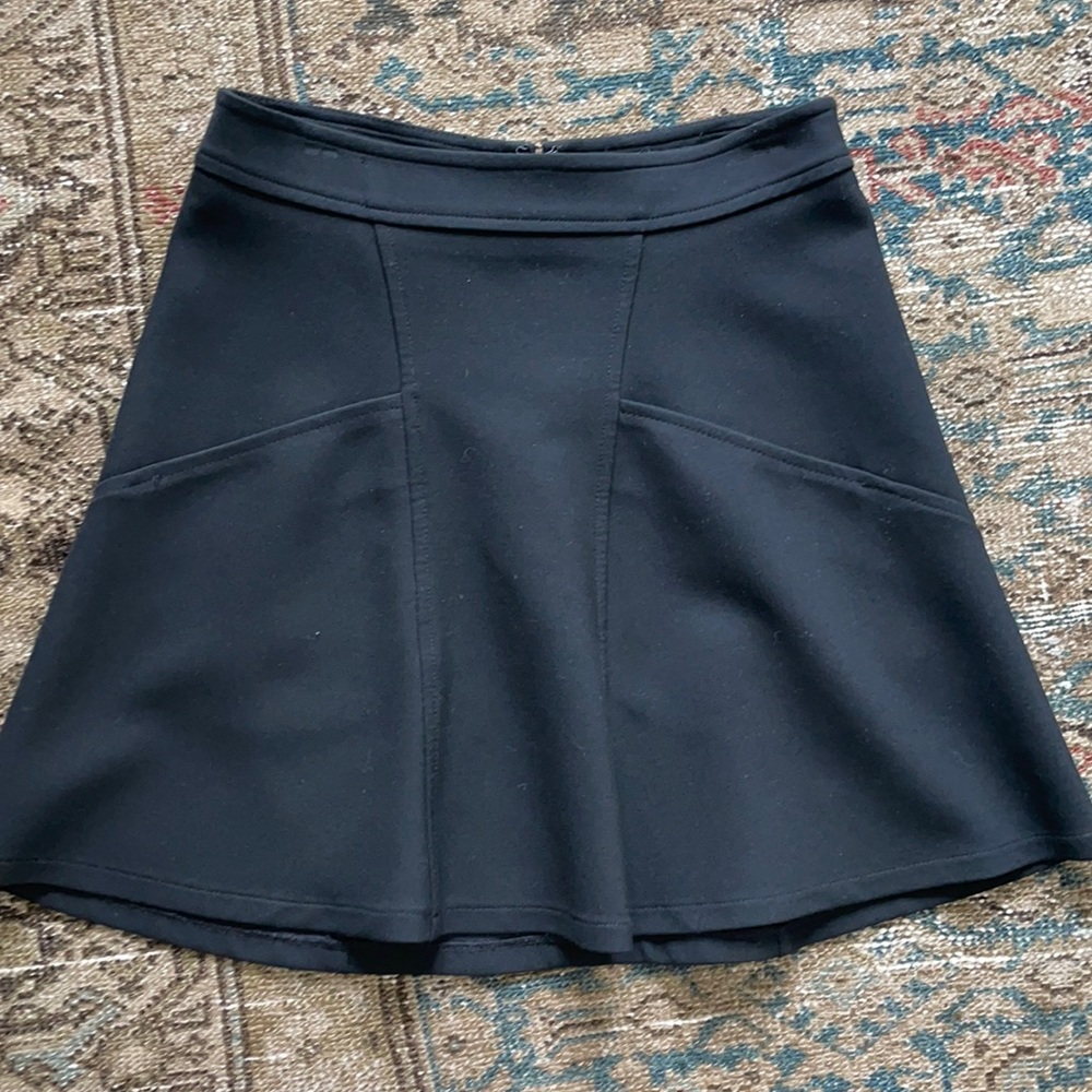Maje Black A-line skirt with pockets